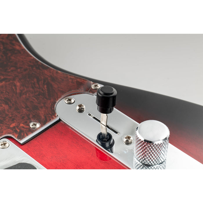 Musiclily Ultra インチ/ミリ互換 ヴィンテージTLバレルスイッチチップ 3wayピックアップスイッチノブ Fender/Squier Teleテレスタイルなエレキギター用 エイジドホワイト(2個セット)