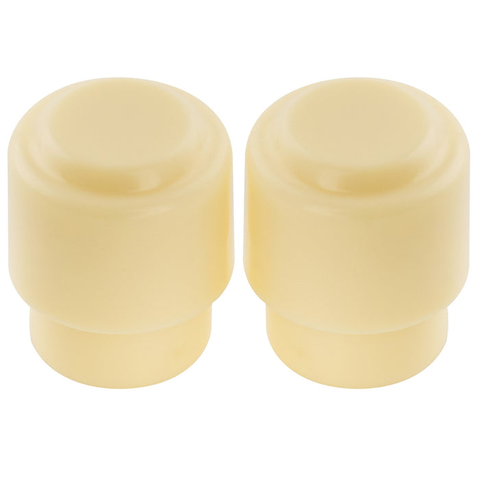 Musiclily Ultra インチ/ミリ互換 ヴィンテージTLバレルスイッチチップ 3wayピックアップスイッチノブ Fender/Squier Teleテレスタイルなエレキギター用 エイジドホワイト(2個セット)