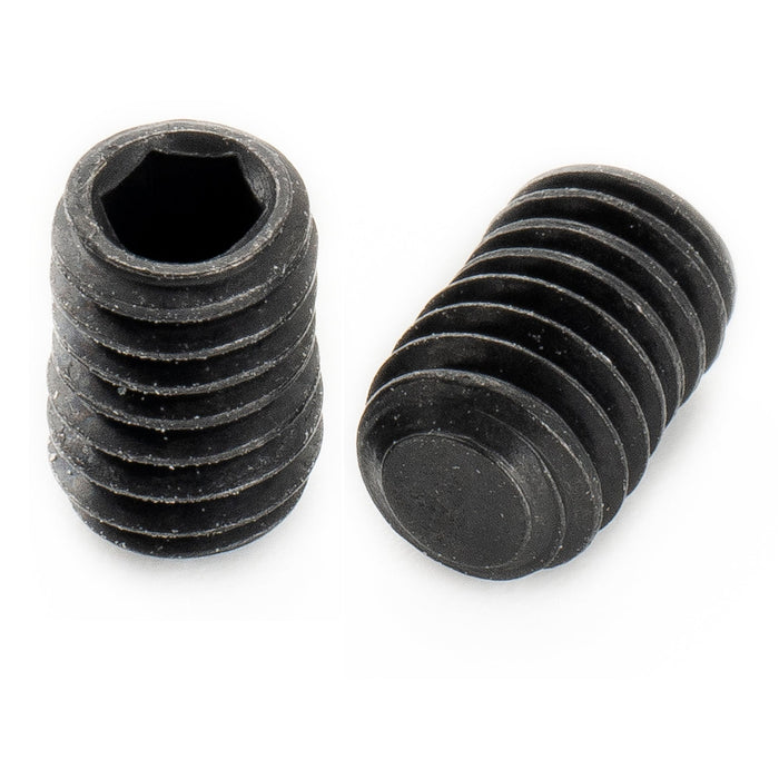 Musiclily Pro Metric M4x6mm Stainless Steel Hex Socket Set Screws Flat Point for Electric Guitar Bass Control Knobs (Set of 10)