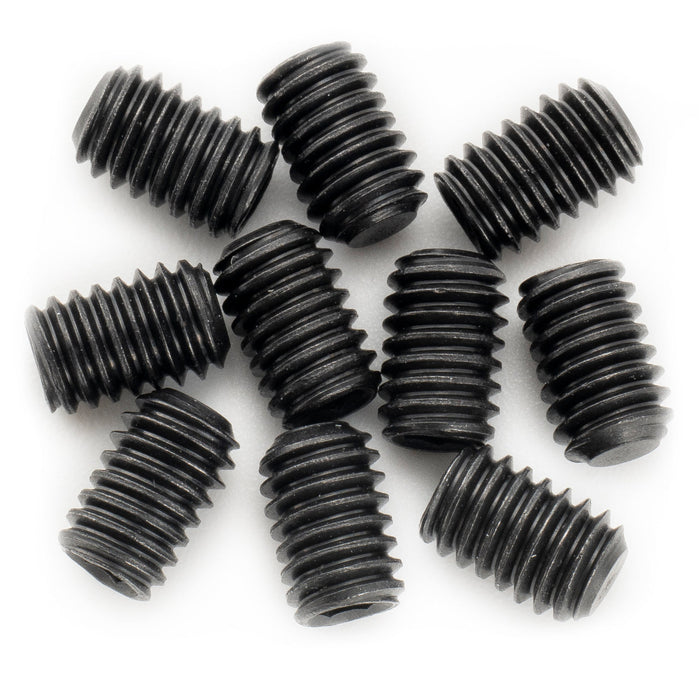 Musiclily Pro Metric M4x6mm Stainless Steel Hex Socket Set Screws Flat Point for Electric Guitar Bass Control Knobs (Set of 10)