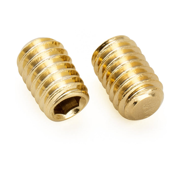 Musiclily Pro Metric M4x6mm Stainless Steel Hex Socket Set Screws Flat Point for Electric Guitar Bass Control Knobs (Set of 10)