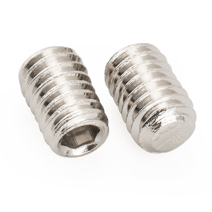 Musiclily Pro Metric M4x6mm Stainless Steel Hex Socket Set Screws Flat Point for Electric Guitar Bass Control Knobs (Set of 10)