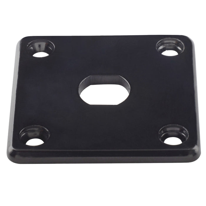 detail of musiclily pro plastic input jack plate square output socket jackplate for epiphone lp style electric guitar 2 pcs