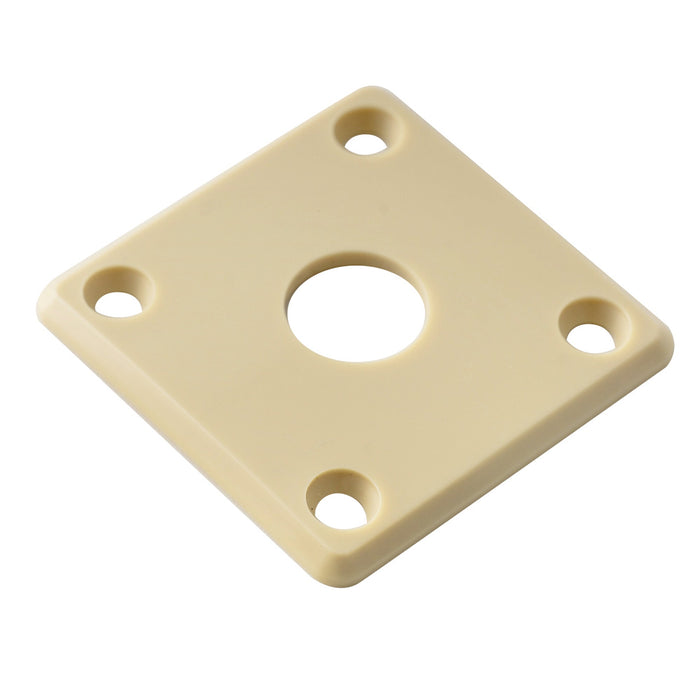 Plaques jack carrées Musiclily Pro en plastique incurvé, trou de 10 mm, pour guitare électrique Epiphone LP SG, lot de 2