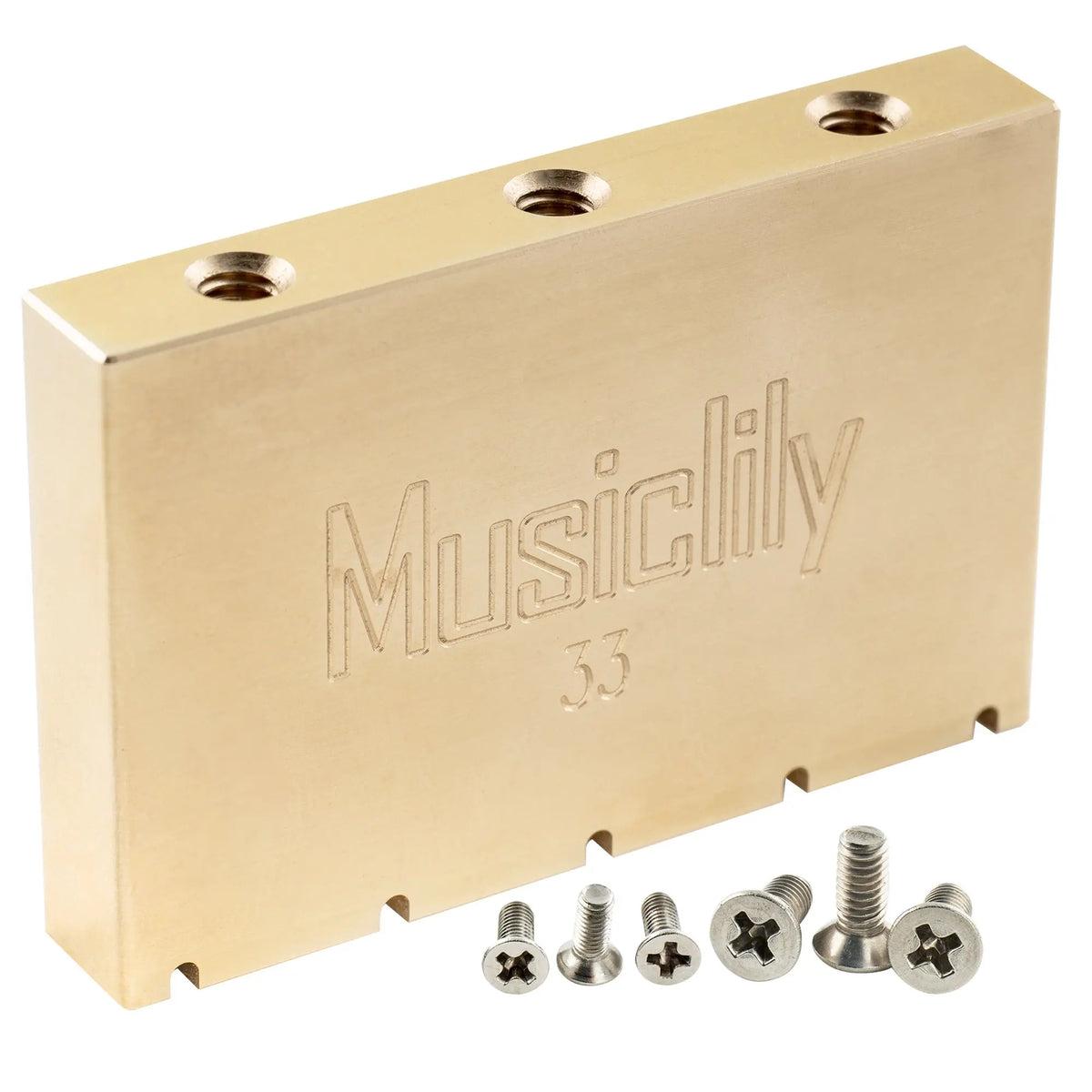 Musiclily Gotoh GE1996T Floyd Rose Locking Tremolo Bridge Brass
