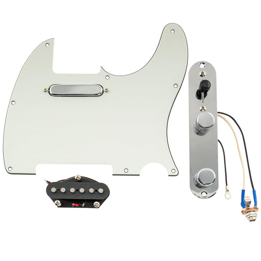 musiclily pro pre wired standard tele pickguard and loaded control plate with artec pickups alnico 5 magnet for tl style electric guitar mx3398p