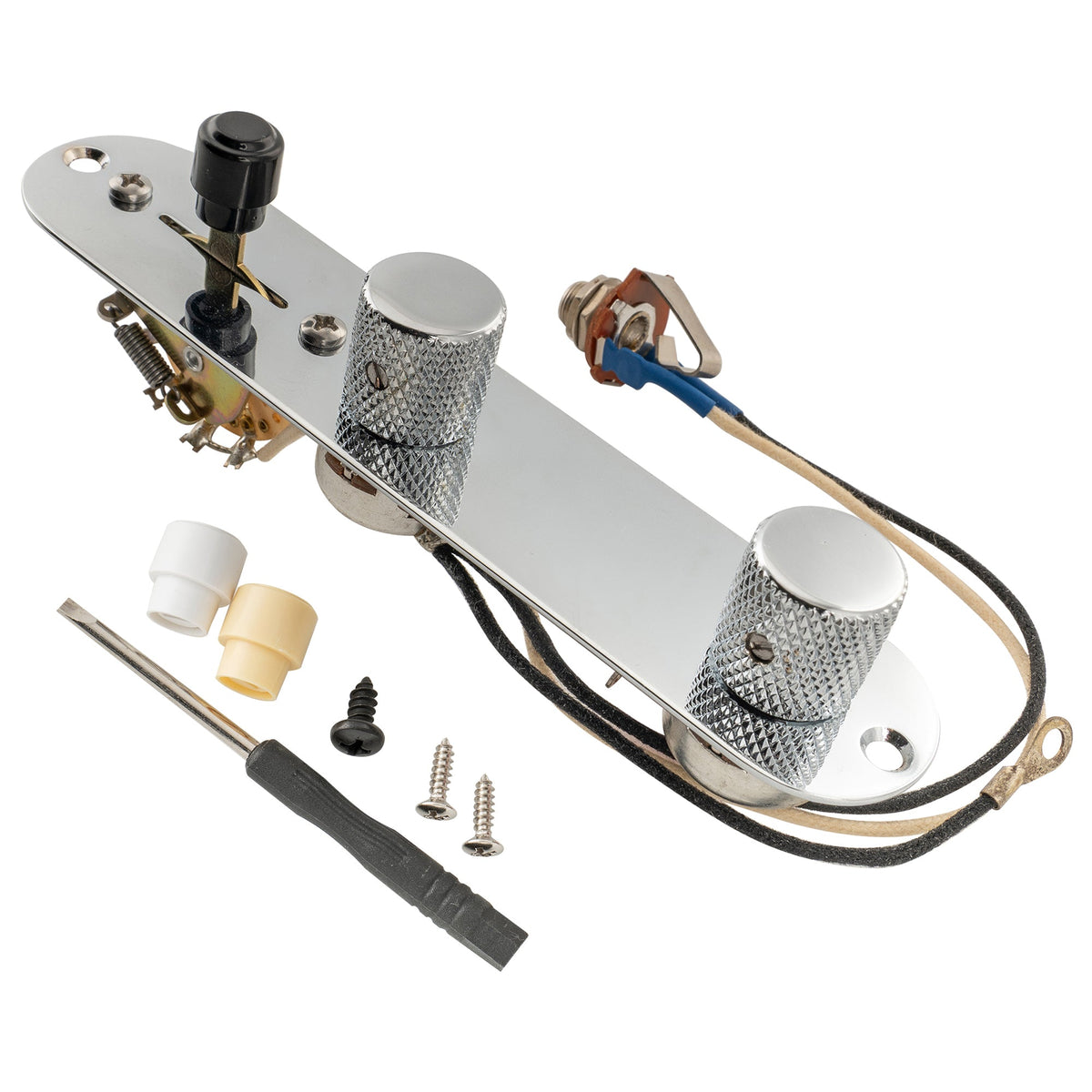 Musiclily Pro Pre-wired Standard Tele Pickguard and Loaded Control Plate with Artec Pickups Alnico 5 Magnet for TL Style Electric Guitar Musiclily Pro