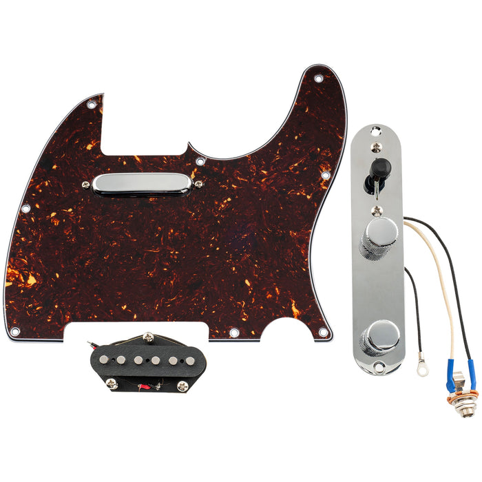 Musiclily Pro Protetor de Palheta e Placa de Controle Carregados Pré-fio Padrão Tele com Captadores Artec Ímã Alnico 5 para Guitarra Elétrica Estilo TL