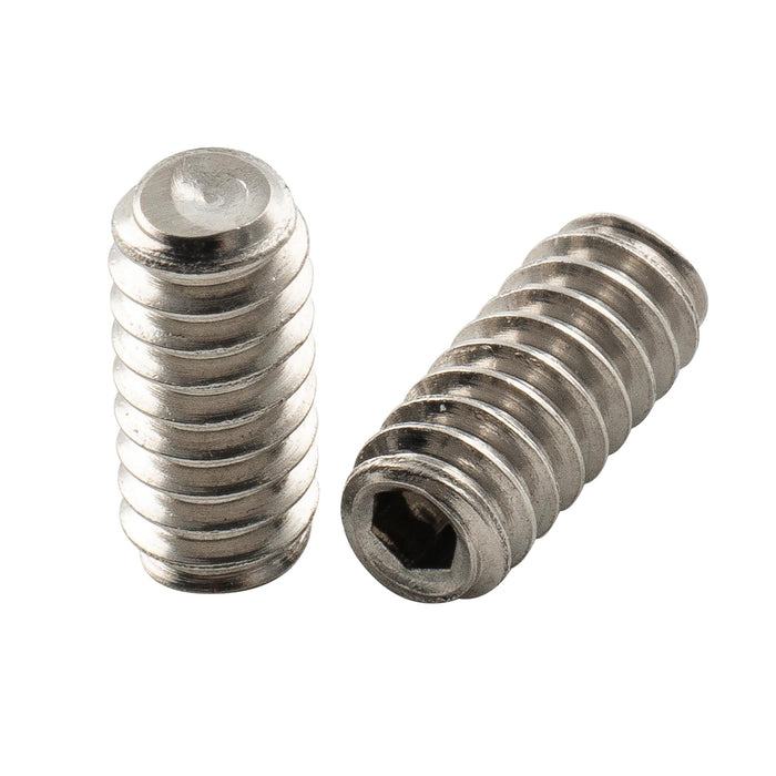 detail of musiclily pro unc 6 32x5 16 inch stainless steel saddle height adjustment screws for fender tele style electric guitar bridge mx3399 10p