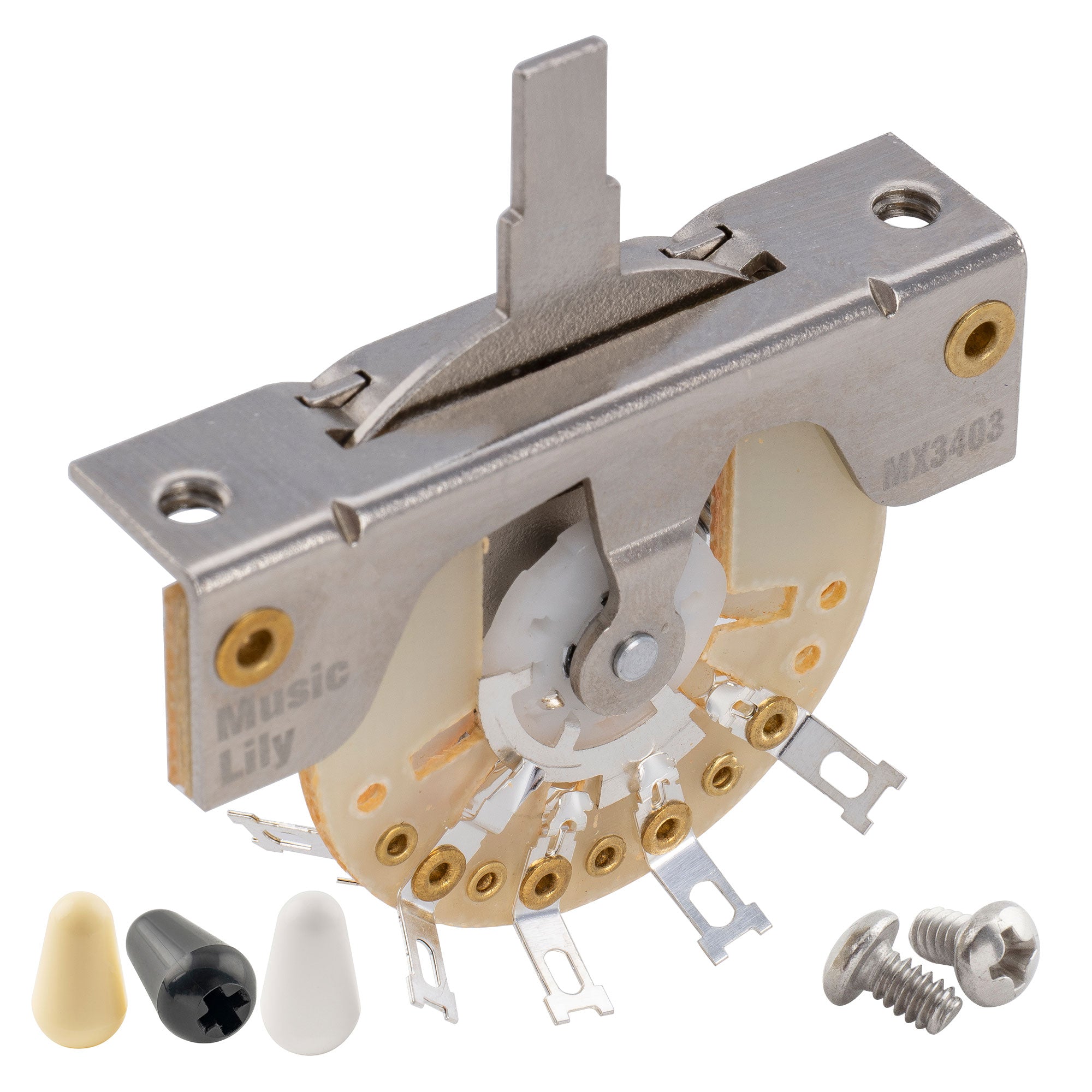 Interruttore a leva per selezionatore di pickup Musiclily Ultra 5-Modo per chitarra elettrica in stile Strat 