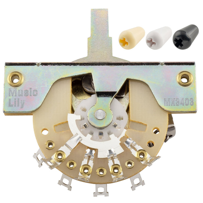 musiclily ultra 5 way pickup selector blade switch lever switch for strat style electric guitar mx3402p details