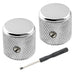 musiclily pro 1 4 inch aluminum flat top universal fitting potentiometer control knob with set screw for fender mexico player tele style electric guitar mx3404