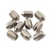 musiclily pro unc 8 32x1 4 inch stainless steel slotted cone point set screws for fender tele style control knobs mx3405 10p, nickel