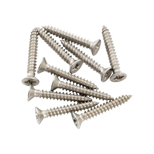 musiclily pro m3x20mm stainless steel countersunk phillips flat head wood screws for electric guitar bass routing templates mx3407 10