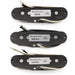 Part of musiclily pro st 50s staggered alnico 5 single coil neck middle bridge pickups set for strat style electric guitar mx3420p
