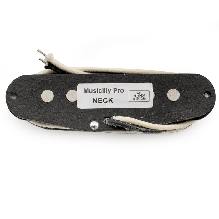 Part of musiclily pro st 50s staggered alnico 5 single coil neck pickup 5 6k for strat style electric guitar mx3420p