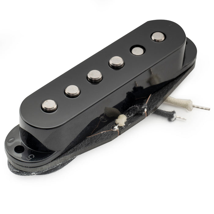 musiclily pro st 50s staggered alnico 5 single coil neck pickup 5 6k for strat style electric guitar mx3420p