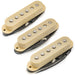 musiclily pro st 50s staggered alnico 5 single coil neck middle bridge pickups set for strat style electric guitar mx3420p cream