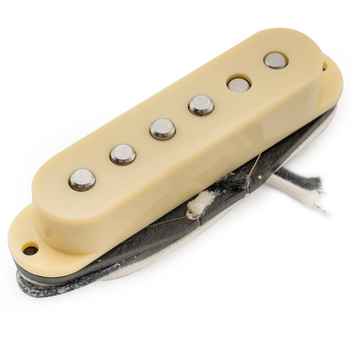 musiclily pro st 50s staggered alnico 5 single coil neck pickup 5 6k for strat style electric guitar mx3420p cream