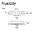 Dimensions of musiclily pro st 50s staggered alnico 5 single coil middle pickup 5 9k for strat style electric guitar mx3420p