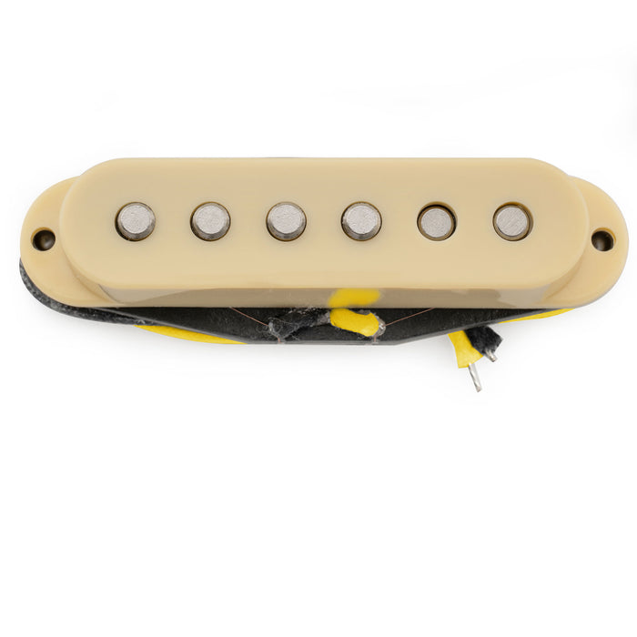 Musiclily Pro ST-50S スタッガード アルニコ5 シングルコイルミドルピックアップ 5.9K Stratストラトエレキギター用 ブラック