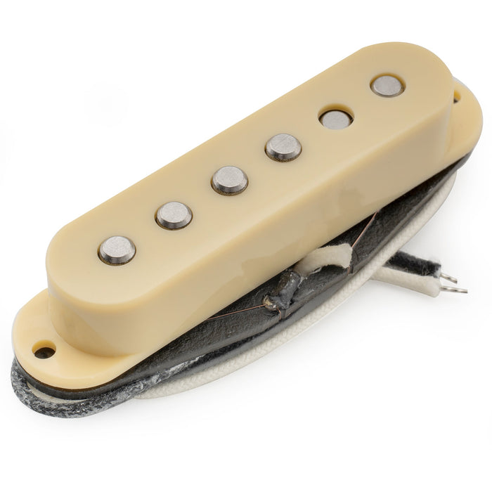 musiclily pro st 50s staggered alnico 5 single coil middle pickup 5 9k for strat style electric guitar mx3420p cream