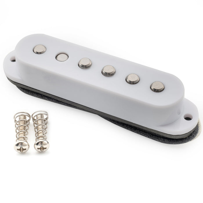 Musiclily Pro ST-50S スタッガード アルニコ5 シングルコイルブリッジピックアップ 7K Stratストラトエレキギター用 ブラック