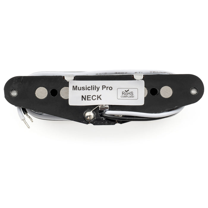 Part of musiclily pro tl 60s alnico 5 single coil neck pickup for tele style electric guitar mx3423cr