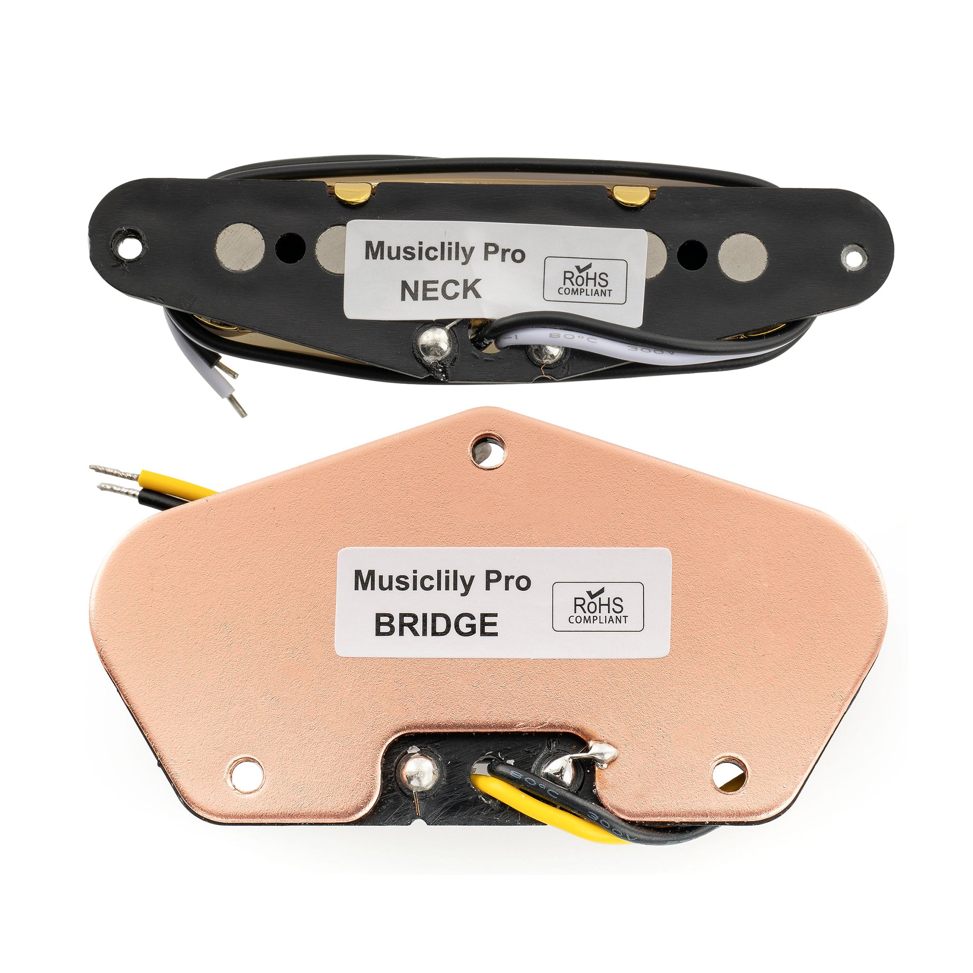 Musiclily Pro TL-60S Alnico 5 Single Coil Neck Bridge Pickups Set