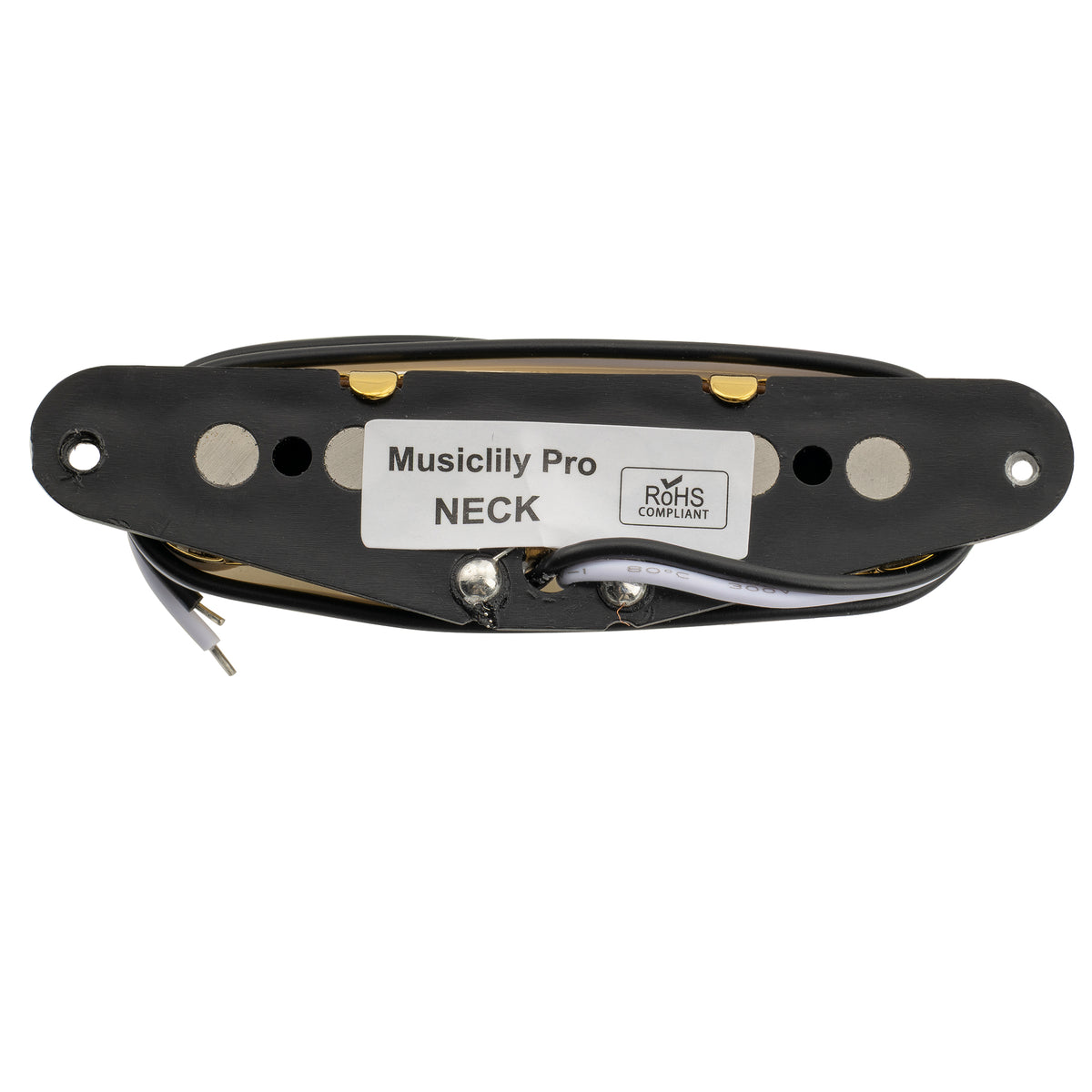 Musiclily Pro TL-60S Alnico 5 Single Coil Hals-Pickup 8,2K für Tele-Style E-Gitarre, Gold