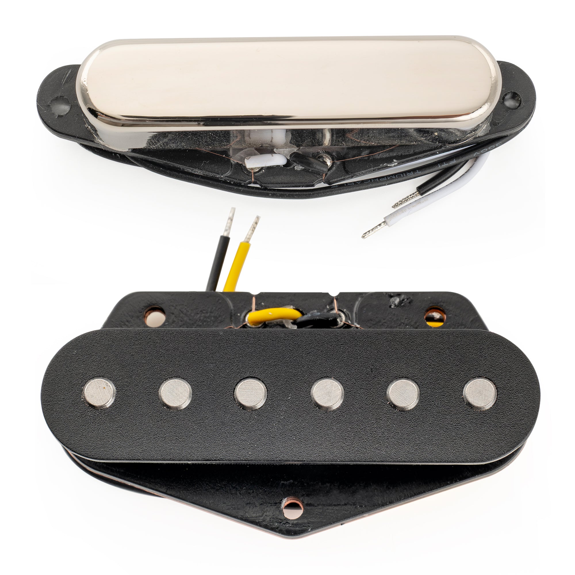 Musiclily Pro TL-60S Alnico 5 Single Coil Hals- und Stegtonabnehmer Set 8.2K/7.3K für Tele-Stil E-Gitarre