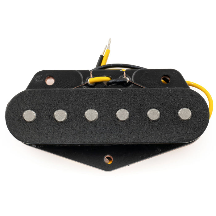 detail of musiclily pro tl 60s alnico 5 single coil bridge pickup for tele style electric guitar mx3424bk