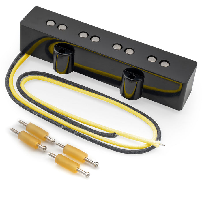 Pastilla de puente de bobina simple Musiclily Pro JB-70S Alnico 5 de 7.9K para bajo estilo Jazz Bass
