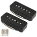 musiclily pro p90 bla alnico 5 p90 soapbar single coil pickup electric guitar neck bridge pickups set mx3429bkmx3430bk details