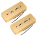 musiclily pro p90 mha alnico 5 high output p90 soapbar single coil pickup electric guitar neck bridge pickups set mx3429bkmx3431bk cream