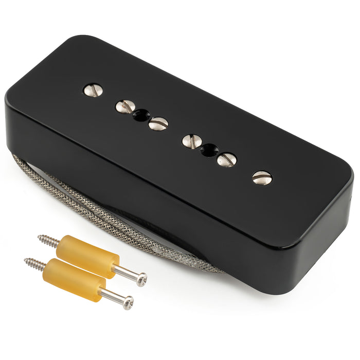 Musiclily Pro P90-MHA Alnico 5 High Output P90 Soapbar Single Coil Pickup Electric Guitar Bridge Pickup