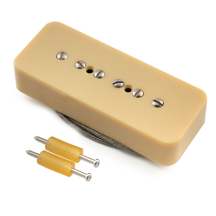 Musiclily Pro P90-MHA Alnico 5 High Output P90 Soapbar Single Coil Pickup Electric Guitar Bridge Pickup