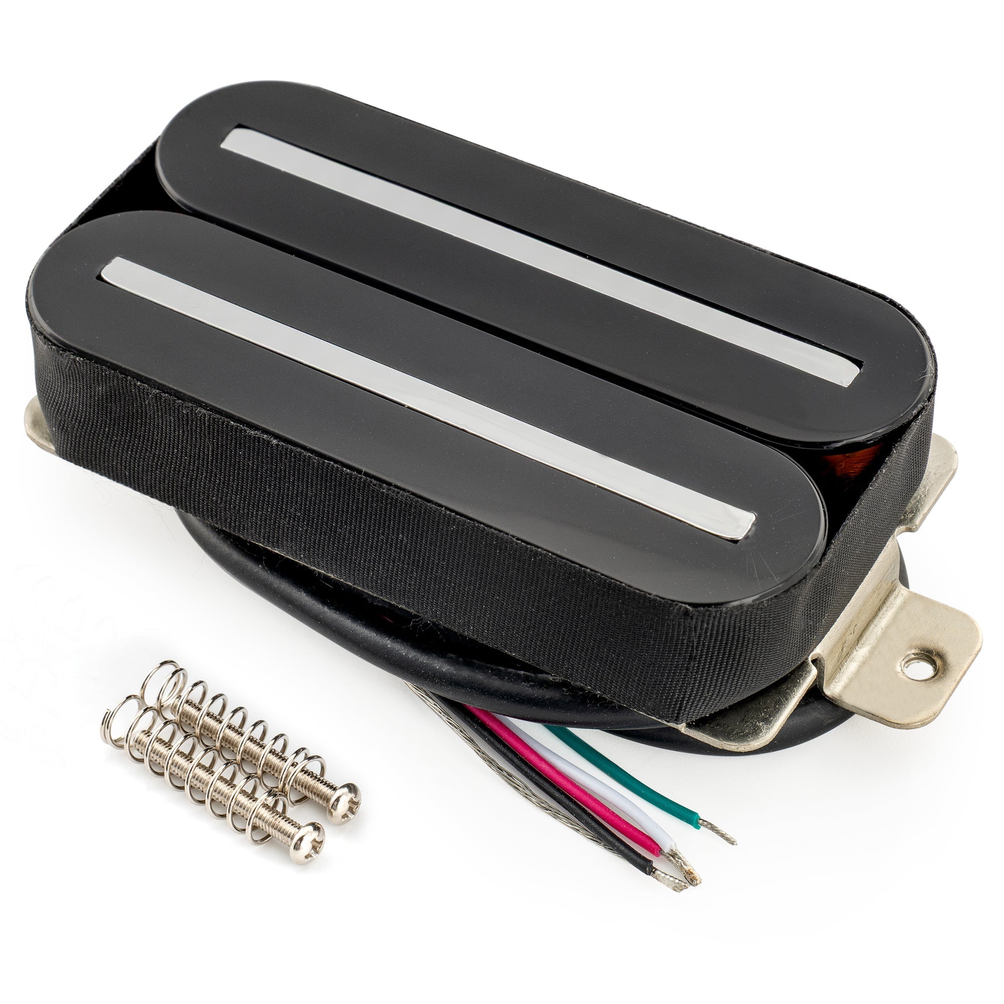 Juego de 20 Tornillos de Acero Inoxidable Musiclily Ultra Métrico M2.6x16mm para Anillo de Montaje de Humbucker de Cuello, Cabeza Plana Phillips Avellanada para Guitarra Eléctrica