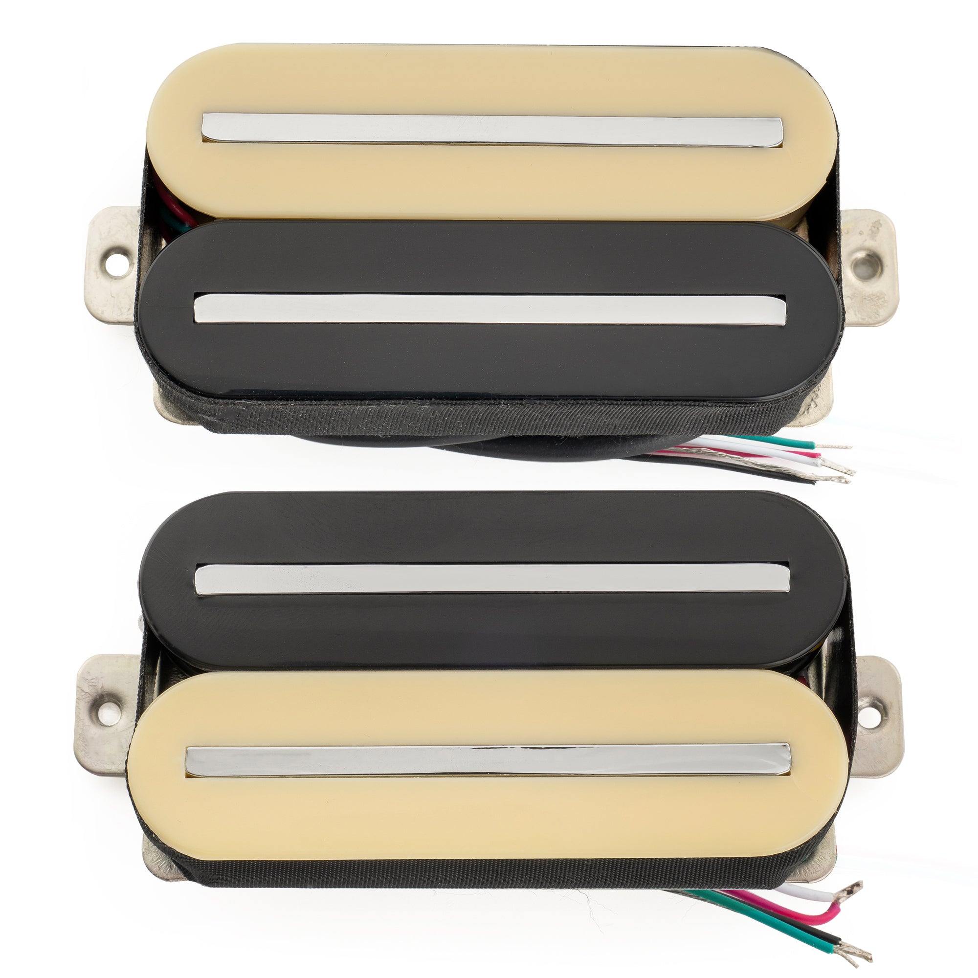 Musiclily Pro HH-DJRC Ceramic Rail Blade Humbucker Neck Bridge Pickups Set 8K/14.5K for Electric Guitar Musiclily Pro