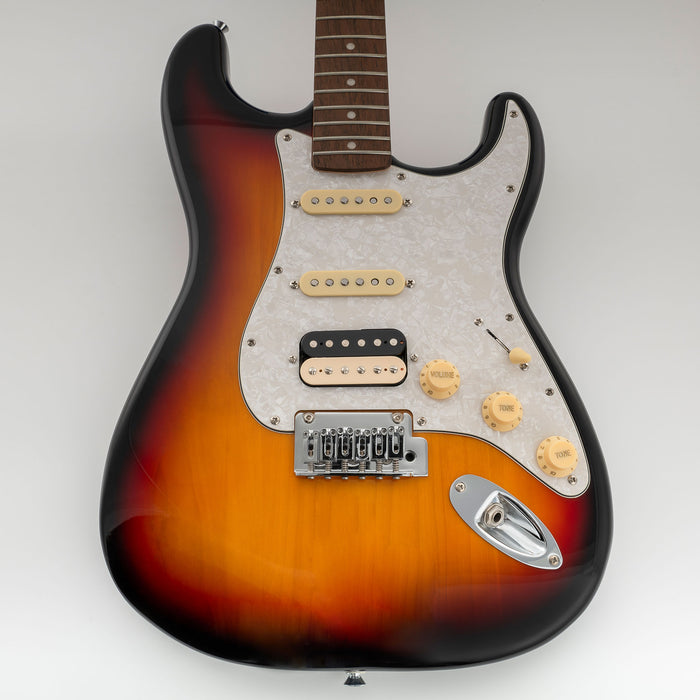 Musiclily Pro-SE ST-HSS-60SE Battipenna precablato con pickup Alnico 5 e interruttore a 5 vie per chitarra elettrica stile Strat