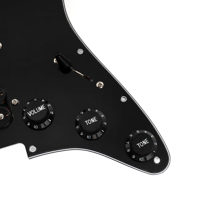 Musiclily Pro-SE ST-HSS-60SE Pickguard pré-câblé avec micros Alnico 5 et sélecteur 5 positions pour guitare électrique de style Strat