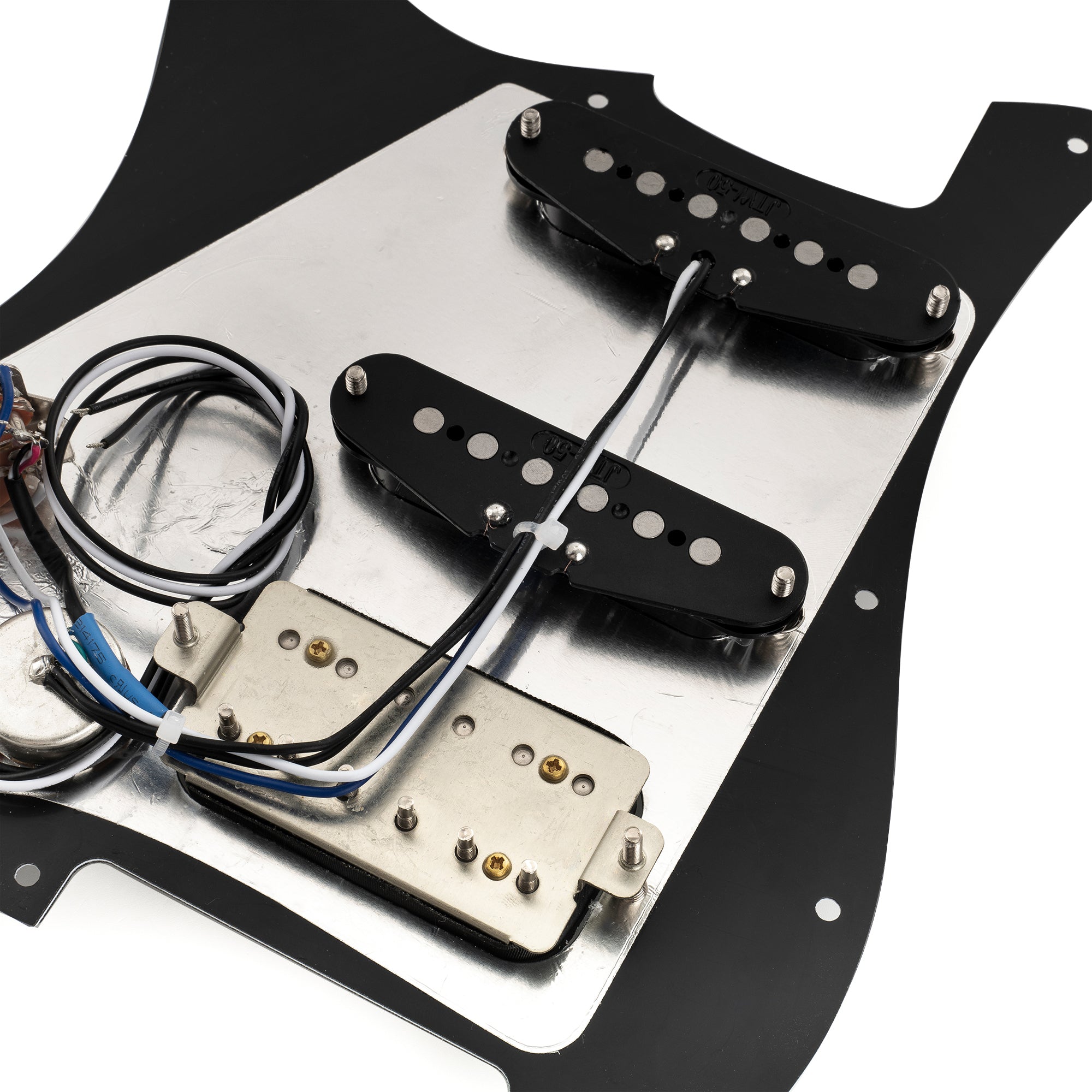 Musiclily Pro-SE ST-HSS-60SE Pre-wired Pickguard with Alnico 5 Pickups 5-Way Switch for Strat Style Electric Guitar