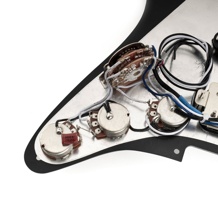 Musiclily Pro-SE ST-HSS-60SE Pickguard pré-câblé avec micros Alnico 5 et sélecteur 5 positions pour guitare électrique de style Strat