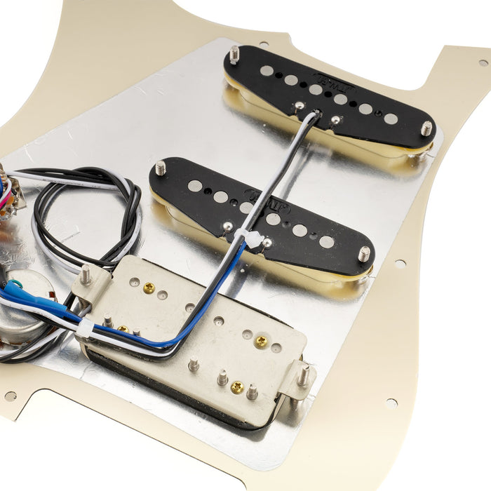 Musiclily Pro-SE ST-HSS-60SE Pickguard pré-câblé avec micros Alnico 5 et sélecteur 5 positions pour guitare électrique de style Strat