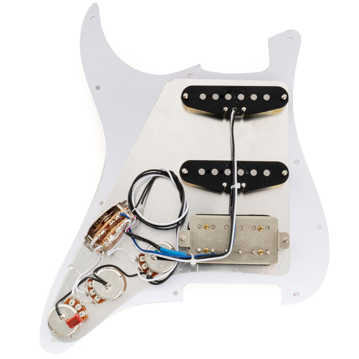 Musiclily Pro-SE ST-HSS-60SE Pickguard pré-câblé avec micros Alnico 5 et sélecteur 5 positions pour guitare électrique de style Strat