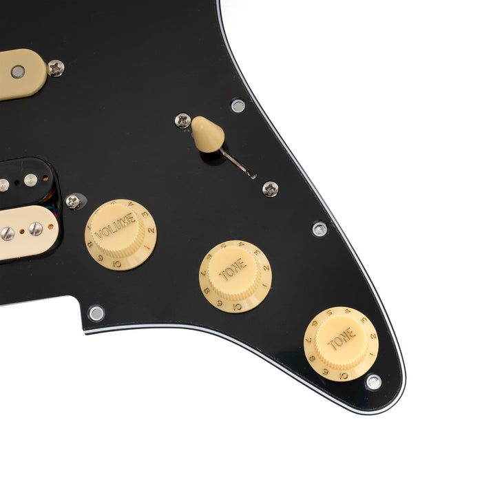 Musiclily Pro-SE ST-HSS-60SE Pickguard pré-câblé avec micros Alnico 5 et sélecteur 5 positions pour guitare électrique de style Strat