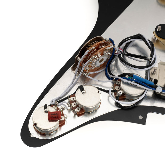 Musiclily Pro-SE ST-HSS-60SE Pickguard pré-câblé avec micros Alnico 5 et sélecteur 5 positions pour guitare électrique de style Strat