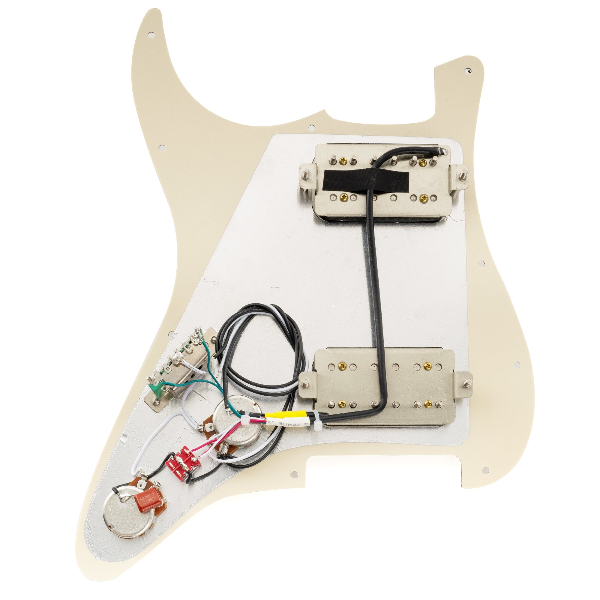 Musiclily Pro-SE ST-HH-OMHA Pre-wired Pickguard with Alnico 5 Humbuckers Mini Toggle Switch for Strat Style Electric Guitar Musiclily Pro
