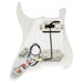 musiclily pro se st hh omha pre wired pickguard with alnico 5 humbuckers mini toggle switch for strat style electric guitar mx3436p cream
