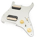 musiclily pro se st hh omha pre wired pickguard with alnico 5 humbuckers mini toggle switch for strat style electric guitar mx3436p, tortoise shell